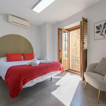 Balcony View To Avila's Alcazar Apartman